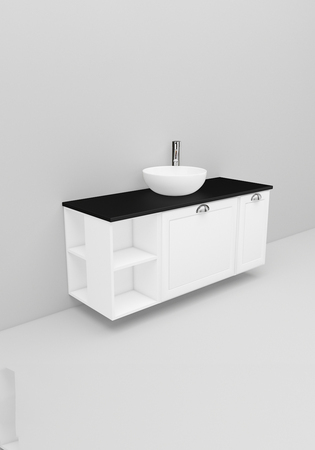 Noro Flexline Tvättställsskåp 208.3 1200 Mm Vit Matt Fasad Ram