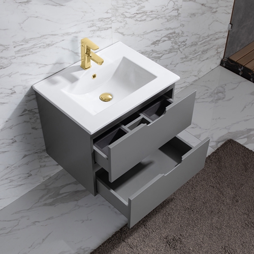 BADRUMSSKÅP BATHLIFE GLÄDJE GRÅ 600 MM