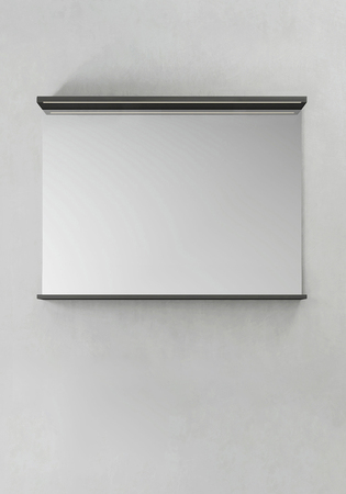 Spegel Hafa Store Ledprofil Antracit 900