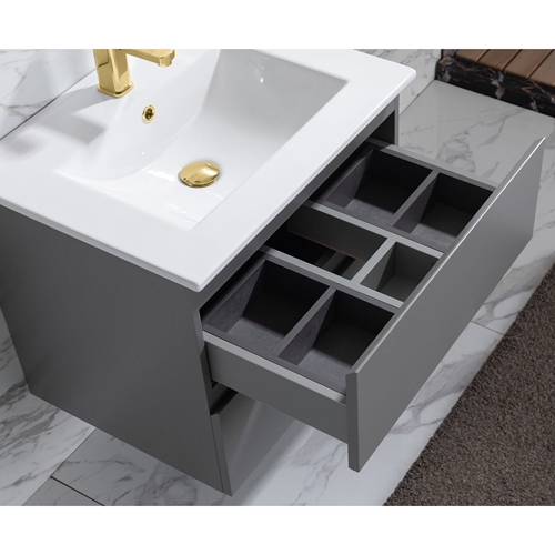 BADRUMSSKÅP BATHLIFE EUFORI 600 MM GRÅ