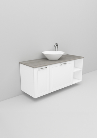 Noro Flexline Tvättställsskåp 195.2 1200 Mm Vit Matt Ram