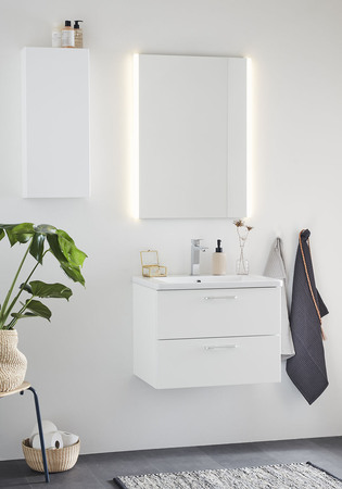 Tvättställsskåp Noro Neo Vit Matt 600