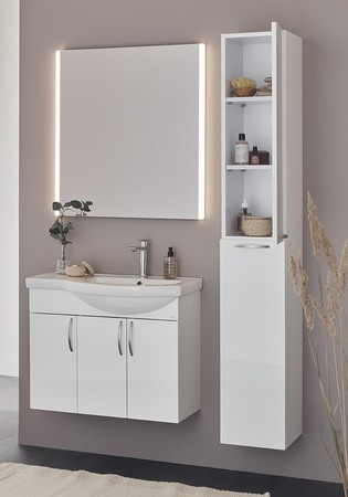 Högskåp Noro Fix Vit Högglans