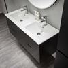MÖBELPAKET  BATHLIFE GLÄDJE 1200 MED SPEGEL SVART