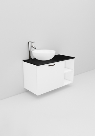 Flexline Tvättställsskåp Modell 120.1 900V Vit Matt