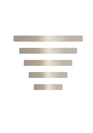 Handtagsinlägg Relounge 1200 Krom, 2-Pack