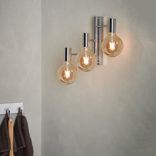 Badrumsbelysning Bathlife Blänka 3 L Vägglampa