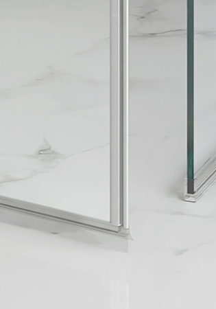 Släplist Hafa 12 Mm Rak Till 6 Mm Glasdörr