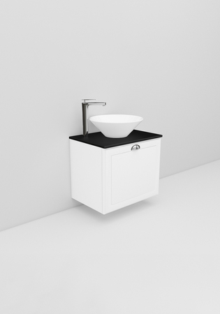 Noro Flexline Tvättställsskåp 22.3 600 Mm Vit Matt Fasad Ram