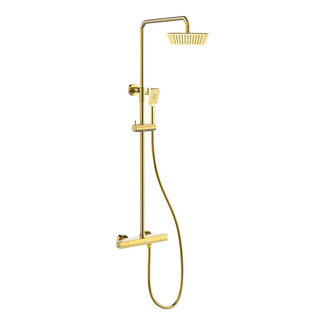 Takduschset Kaskad Mässing Cc150 Med 225X225 Duschhuvud