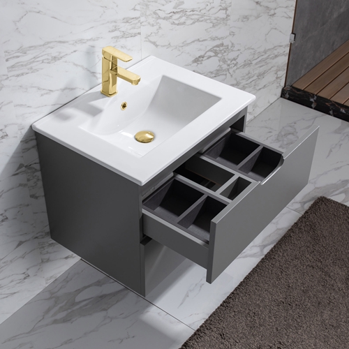 BADRUMSSKÅP BATHLIFE GLÄDJE GRÅ 600 MM