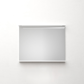 Spegel Med Belysning Samla Vit 90 Cm