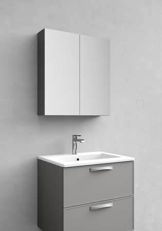 Spegelskåp Noro Flex Soft Grå 600