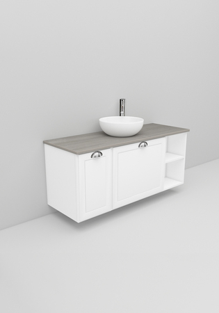 Noro Flexline Tvättställsskåp 197.3 1200 Mm Vit Matt Fasad Ram