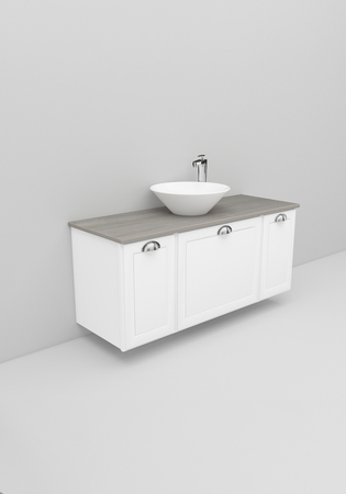 Noro Flexline Tvättställsskåp 187.3 1200 Mm Vit Matt Fasad Ram