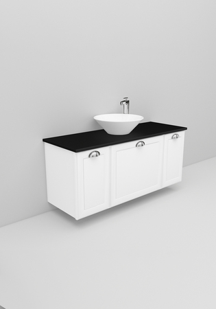 Noro Flexline Tvättställsskåp 190.3 1200 Mm Vit Matt Fasad Ram