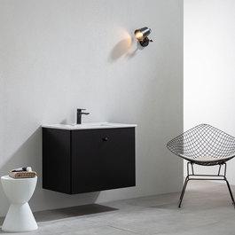 BADRUMSSKÅP BATHLIFE FRÖJD 820 MATTSVART