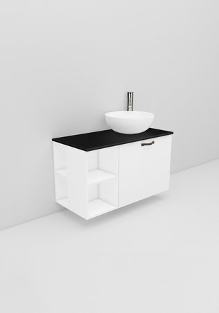 Flexline Tvättställsskåp Modell 119.1 900H Vit Matt