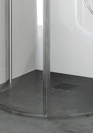 Släplist Hafa 18 Mm Rund Till 6 Mm Glasdörr Igloo Pro J Och U