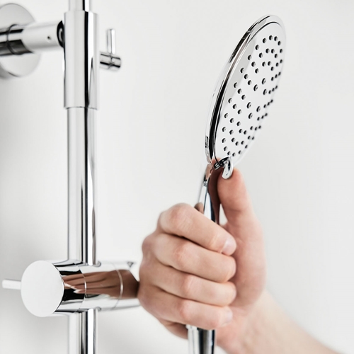TAKDUSCHSET BATHLIFE BRUSA TAPP KROM CC150 MED Ø240 DUSCHHUVUD