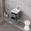 BADRUMSSKÅP BATHLIFE EUFORI 400 MM SMALL GRÅ