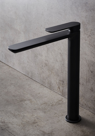 Tvättställsblandare Hafa Slim Hög Svart