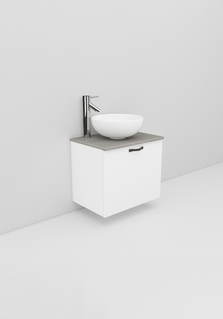 Noro Flexline Tvättställsskåp 21.1 600 Mm Vit Matt