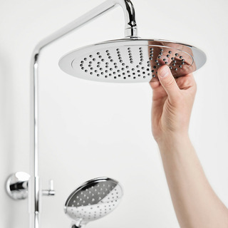 Takduschset Brusa Tapp Krom Cc150 Med Ø240 Duschhuvud