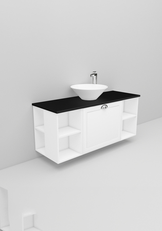 Noro Flexline Tvättställsskåp 214.3 1200 Mm Vit Matt Fasad Ram