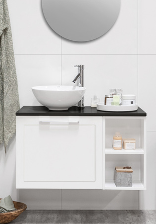 Flexline Tvättställsskåp Modell 120.2 900V Vit Matt Ram