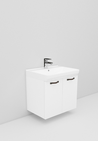 Badrumsskåp Living Modell 1.1 600 Vit Matt