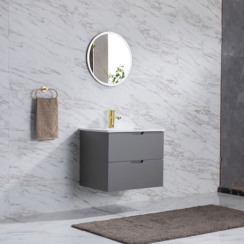 BADRUMSSKÅP BATHLIFE GLÄDJE GRÅ 600 MM