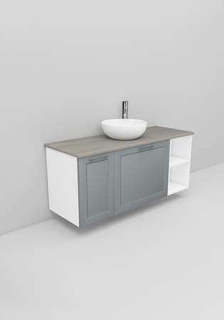 Noro Flexline Tvättställsskåp 197.4 1200 Mm Grå Matt Ram